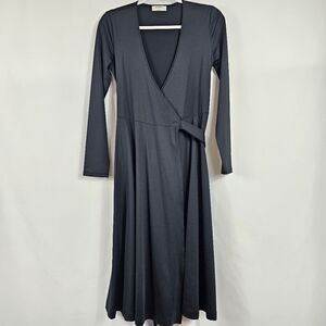 NWOT Aritzia Babaton Terry Wrap Dress in Black - Size S